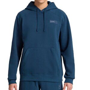 NWT - The PUMA Men's Fleece Hoodie Blue - Size XL